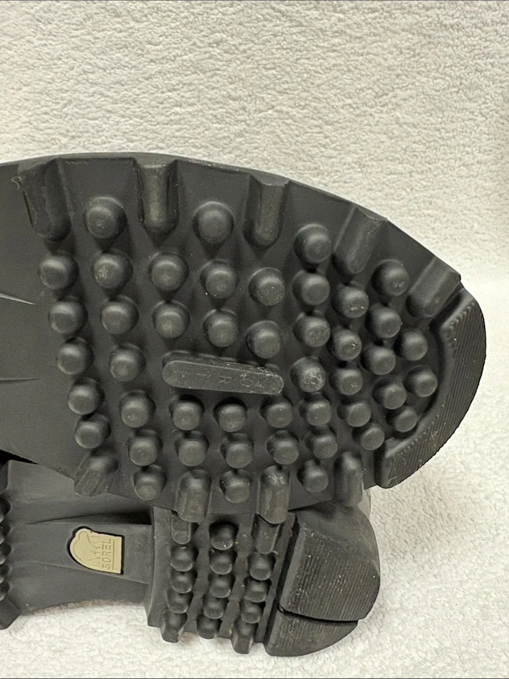 Sorel Black Tall Bear 2 Winter Boots removable liners size 8